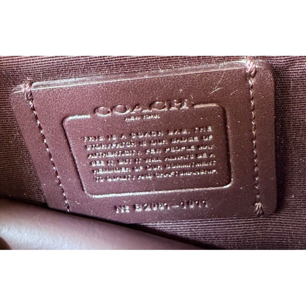 Coach Small Town Bucket Bag Mustard Yellow Pebble Leather Crossbody Shoulder - Picture 4 of 6